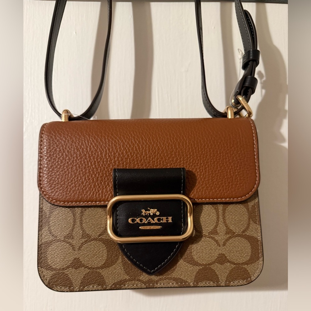 Coach Morgan Square Crossbody in Signature Print Canvas